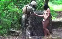 أرادت أن ديك في كل من الثقوب الضيقة. الهرة والفم.